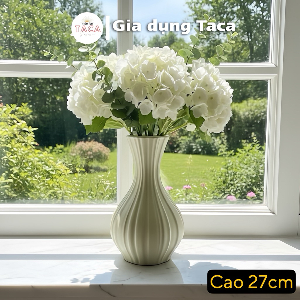 Bình Hoa Sương Mai Màu Pastel, Lọ Hoa Phong Cách Sang Trọng Tinh Tế, Gốm Sứ Bát Tràng