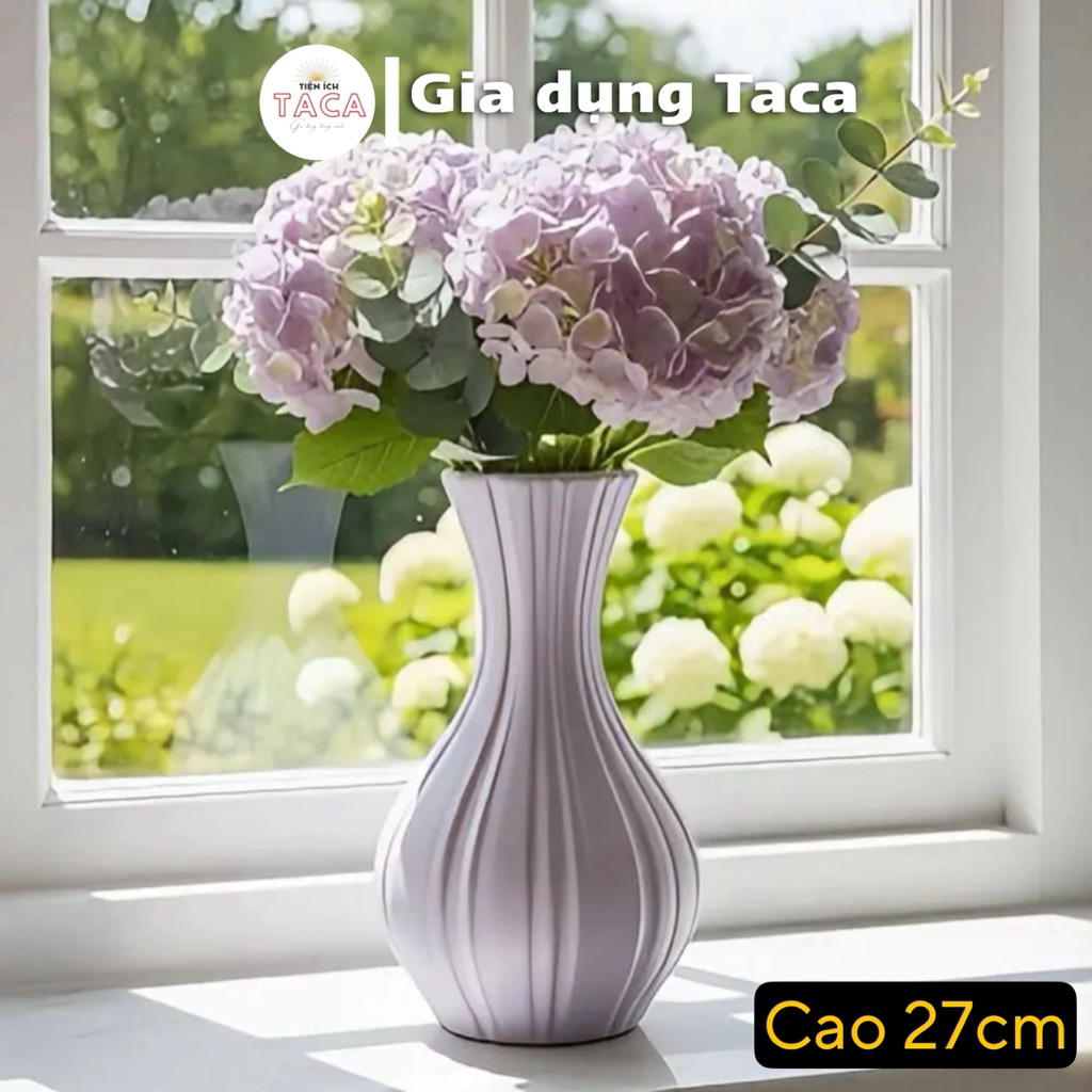 Bình Hoa Sương Mai Màu Pastel, Lọ Hoa Phong Cách Sang Trọng Tinh Tế, Gốm Sứ Bát Tràng
