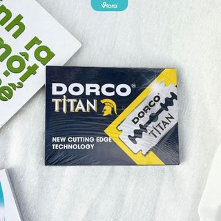Dao Lam Dorco Titan Hộp 100 Lưỡi – Lưỡi Dao Cạo Râu Sắc Bén, Bền, Chính Hãng – VIORA SHOP