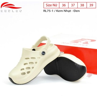 (Chính hãng) Dép sục nữ REDLEO DRL-75 , dép nữ quai hậu đúc nguyên khối cao 5cm êm mềm nhẹ