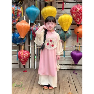 Áo Dài Bé Gái Xinh Xắn, Điệu Đà June J6712 J6744 J8123 J7130 J7164 J7227 J9292 J7793 J8737