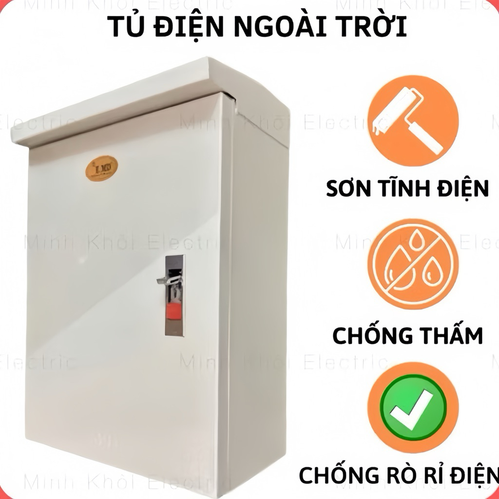 Tủ điện ngoài trời khóa bật sơn tĩnh điện , vỏ tủ điện công nghiệp ngoài trời các loại Cao Cấp