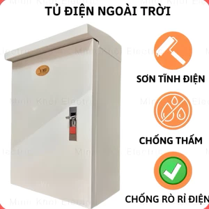 Tủ điện ngoài trời khóa bật sơn tĩnh điện , vỏ tủ điện công nghiệp ngoài trời các loại Cao Cấp
