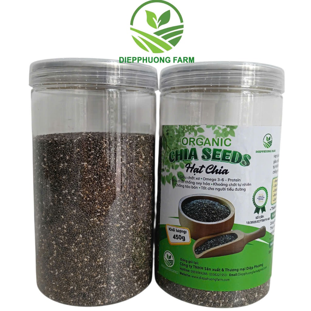Hạt Chia Đen 500g Cao Cấp