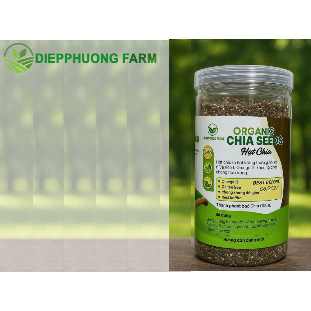Hạt Chia Đen 500g Cao Cấp