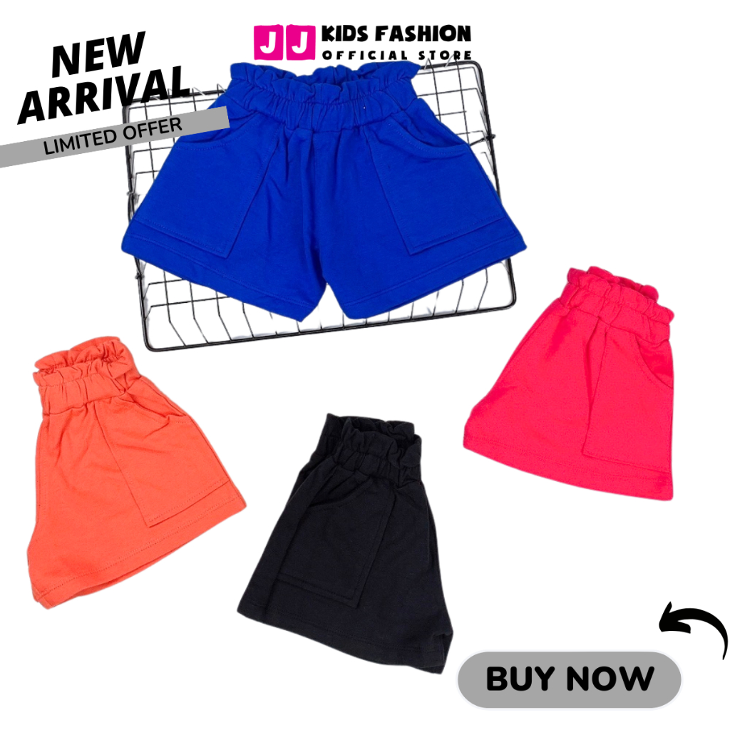 Quần short bé gái năng động thoải mái full size  | JJ Kids Fashion