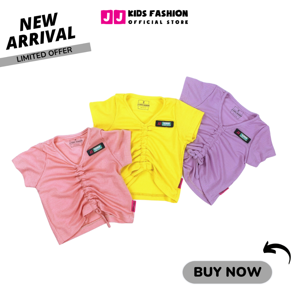 Áo thun cho bé gái tay cánh tiên nhẹ nhàng dễ thương size đại - JJ Kids