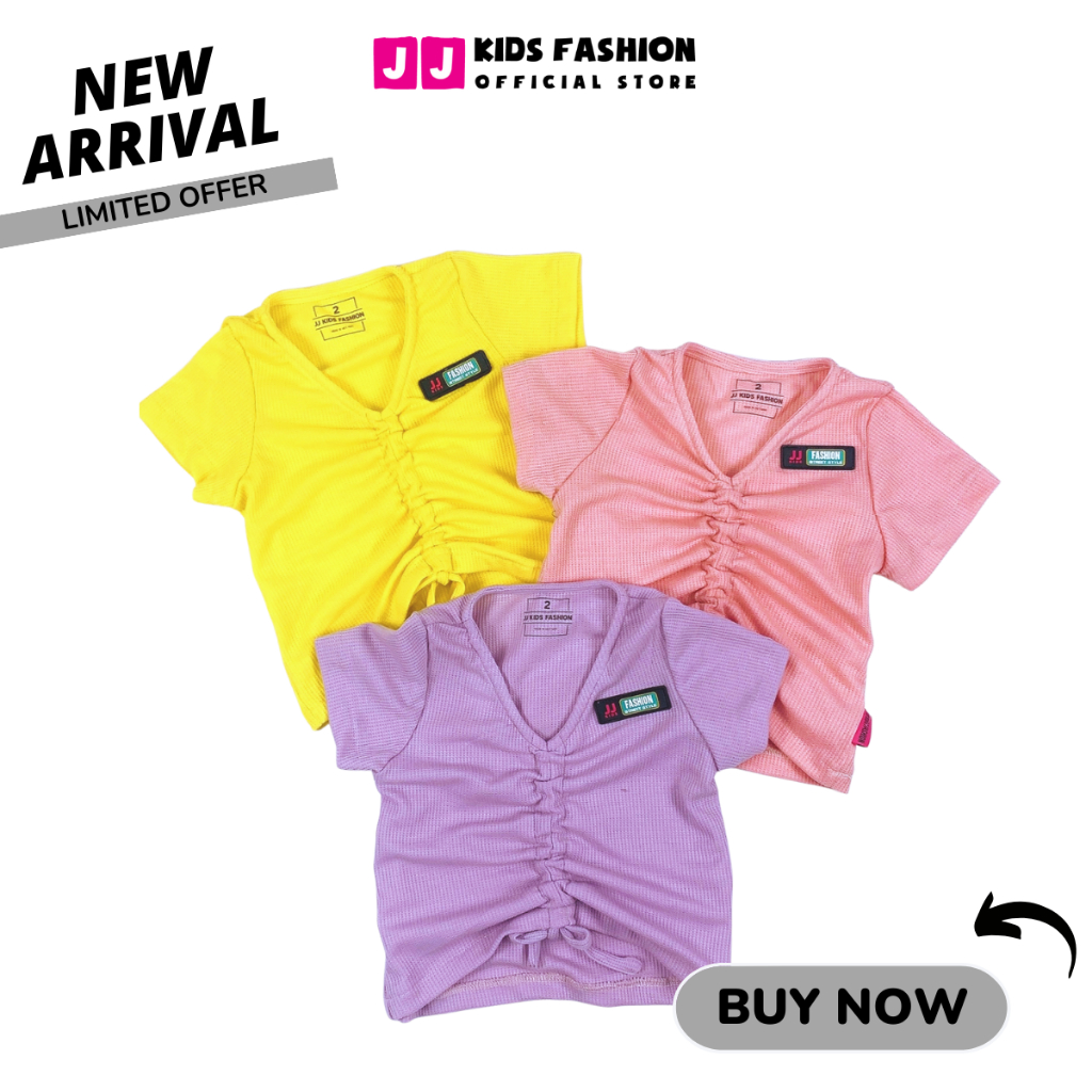 Áo thun cho bé gái tay cánh tiên nhẹ nhàng dễ thương size đại - JJ Kids