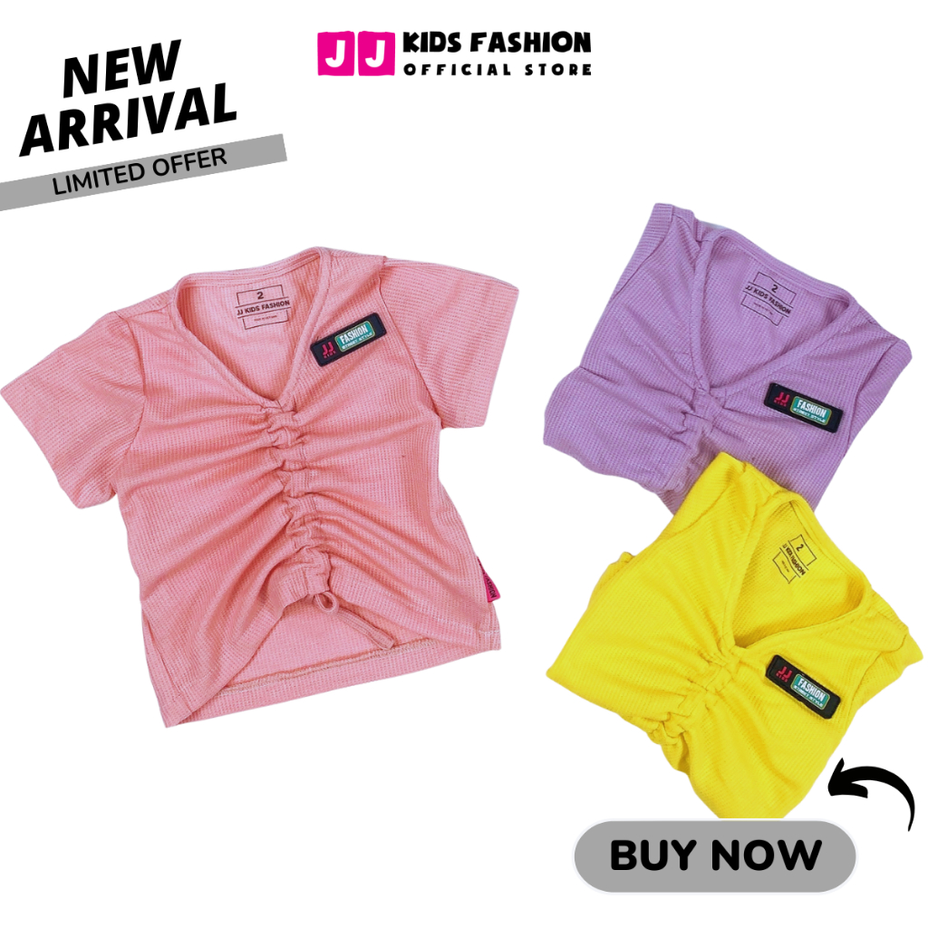 Áo thun cho bé gái tay cánh tiên nhẹ nhàng dễ thương size đại - JJ Kids
