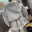 sét váy tiểu thư cutee khoét vai đính nơ ren phong cách hàn quốc siêu yêuuu.