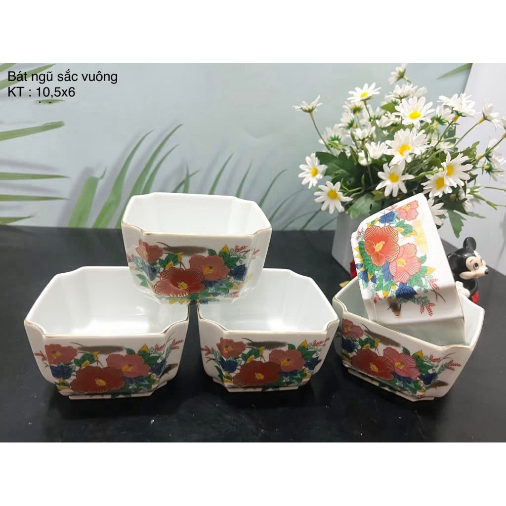 (Ảnh thật) Bát vuông/Thố gốm Nhật 2hand hành tuyển nhiều kiểu dáng