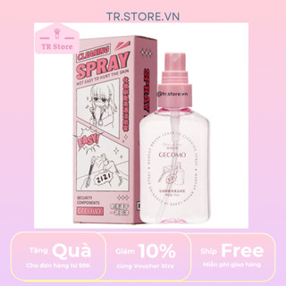 Xịt vệ sinh cọ trang điểm khô, rửa cọ makeup khô Gecomo 75ml