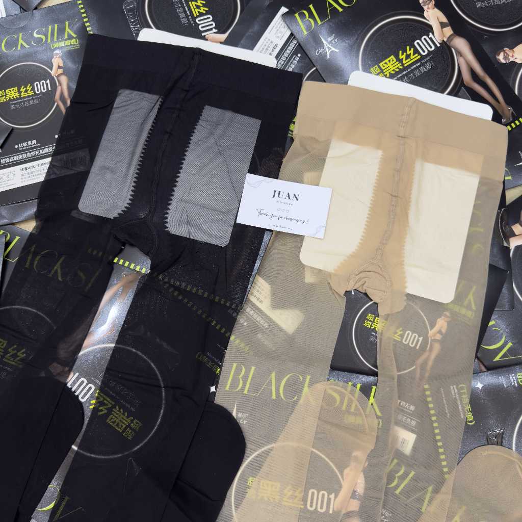 JUAN - Quần Tất Black Silk QCCC Siêu Trong, Dai, Tàng Hình [Chính Hãng]