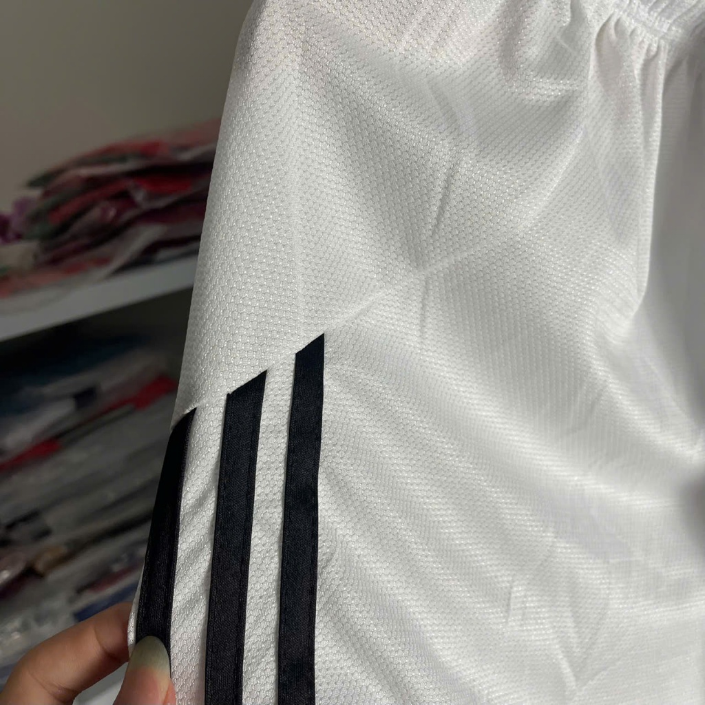 Bộ Quần Áo Bóng Đá Dài Tay CLB Real Sân Nhà 2025/2026 - Vải Polyester Gai Thái Cao Cấp - quynh hoa football -