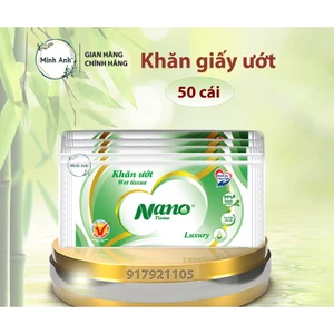 Combo 100 cái Khăn lạnh Nano Medium - Khăn ướt quán ăn, nhà hàng, baby, mini, hãng hàng không