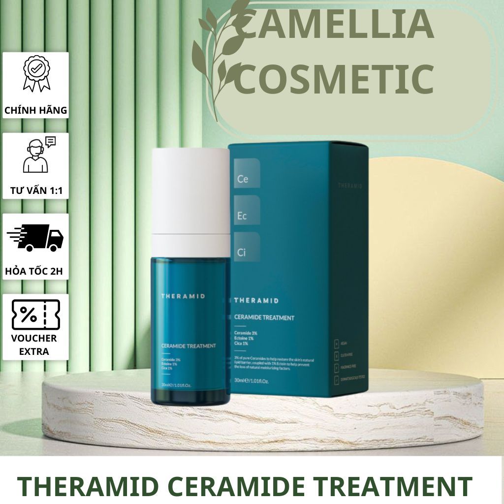 [HÀNG CÔNG TY] THERAMID CERAMIDE TREATMENT / TINH CHẤT PHỤC HỒI HÀNG RÀO BẢO VỆ DA - 30ml[CÔNG TY]