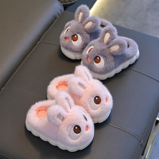 🐰 Dép Bông Tai Thỏ Cực Đáng Yêu Cho Bé - GIỮ ẤM, CHỐNG TRƠN, HÌNH HOẠT HÌNH DỄ THƯƠNG Dp99