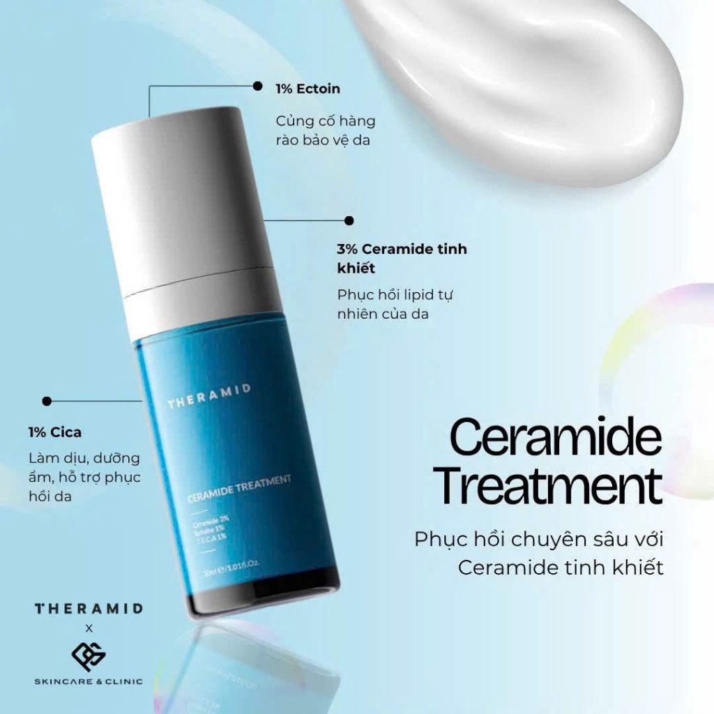 [HÀNG CÔNG TY] THERAMID CERAMIDE TREATMENT / TINH CHẤT PHỤC HỒI HÀNG RÀO BẢO VỆ DA - 30ml[CÔNG TY]