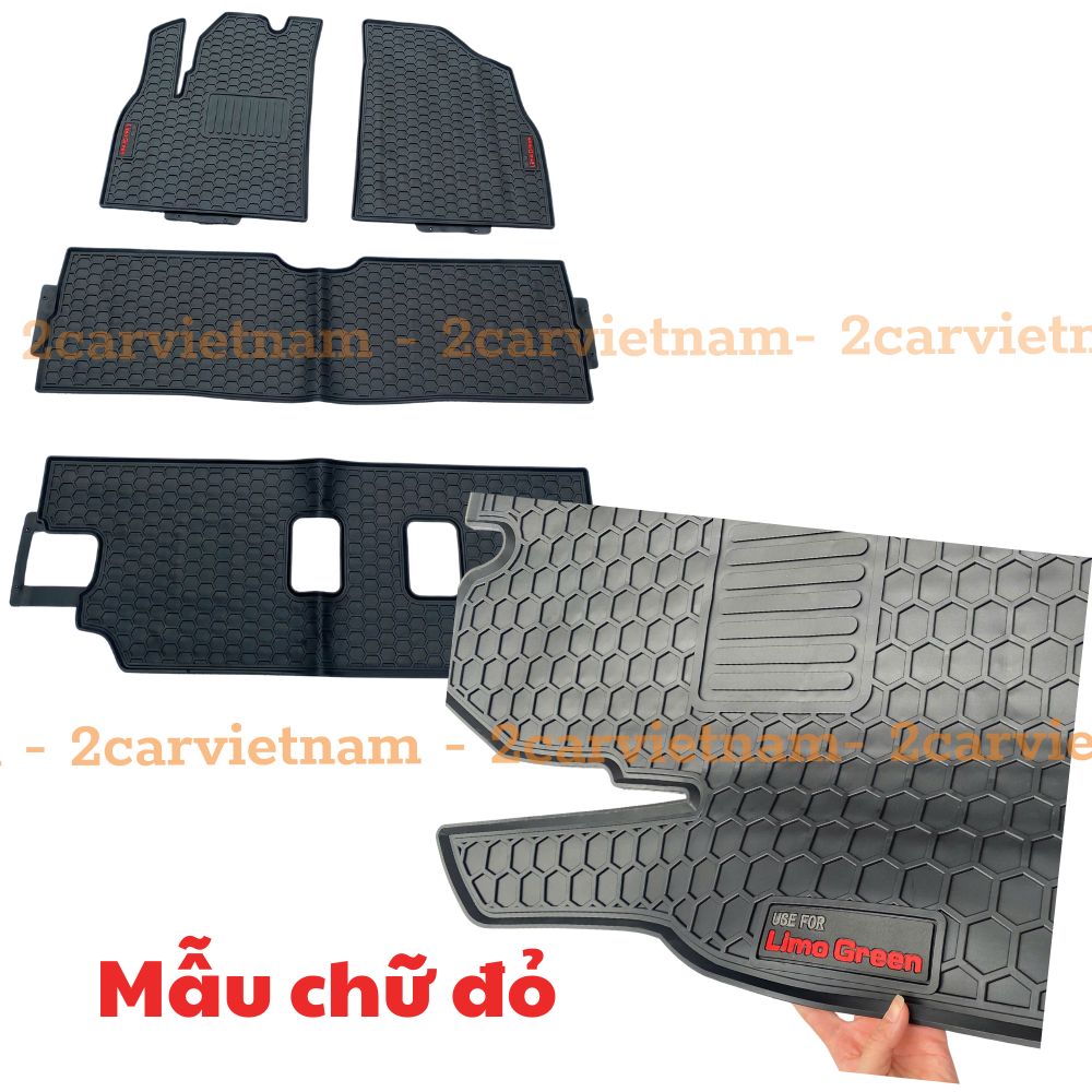 Thảm sàn, LÓT SÀN CAO SU xe Vinfast Limo Green , VF3, VF5, VF6, VF7, VF8, Herio green VFE34 / NerioGreen, Minio, Fadil