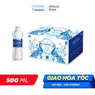 [SALE 15.7] Thùng 28 Chai Nước tinh khiết Aquafina (500ml/chai)