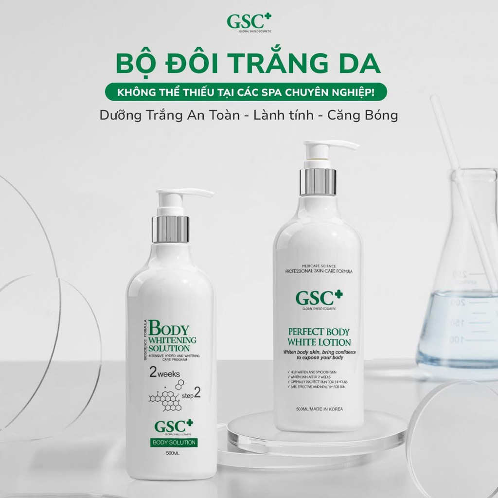 Kem tẩy da chết colagen GSC 500ml(Collagen whitening peeling)