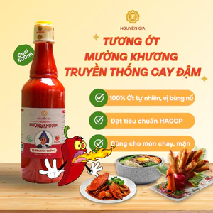 Tương Ớt Mường Khương Cay Nguyễn Gia Truyền Thống Xưa 500ml đặc sản Tây bắc