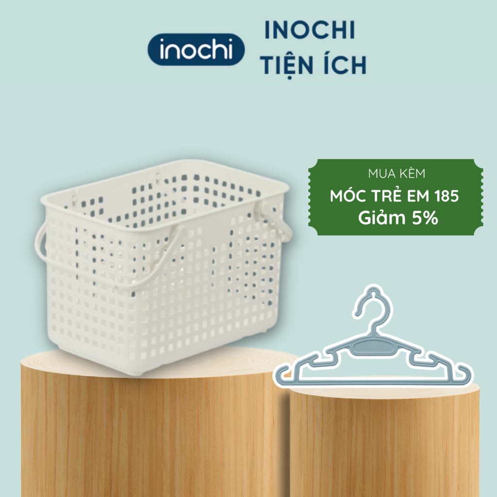 Giỏ đựng đồ đi sinh quai giữa có nắp và không nắp, giỏ xách quai bên cao cấp INOCHI