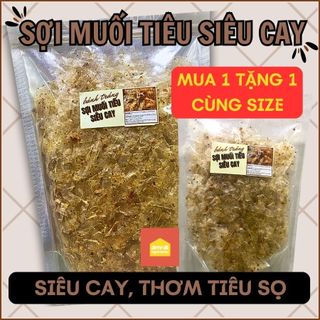 (MỚI - 1 tặng 1) Bánh tráng SỢI MUỐI TIÊU - CAY THƠM CUỐN - Ăn Vặt Ngon Lắc Lư