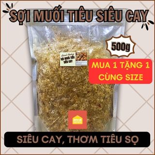 (MỚI - 1 tặng 1) Bánh tráng SỢI MUỐI TIÊU - CAY THƠM CUỐN - Ăn Vặt Ngon Lắc Lư