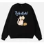 Áo sweater Nam Nữ HappyTee - Mẫu Thu đông Nam và Nữ chú mèo cuộn len dễ thương