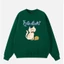 Áo sweater Nam Nữ HappyTee - Mẫu Thu đông Nam và Nữ chú mèo cuộn len dễ thương