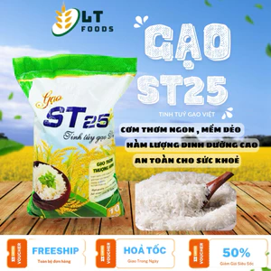 GẠO ST25 _ĐẶC SẢN SÓC TRĂNG RUỘNG LÚA TRUYỀN THỐNG -NẤU CƠM THƠM DẺO ĐẬM VỊ