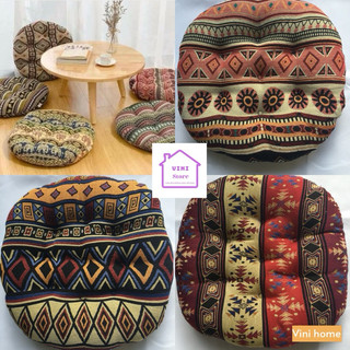 đệm thổ cẩm, đệm ngồi bàn trà , nhà hàng, decor tây bắc