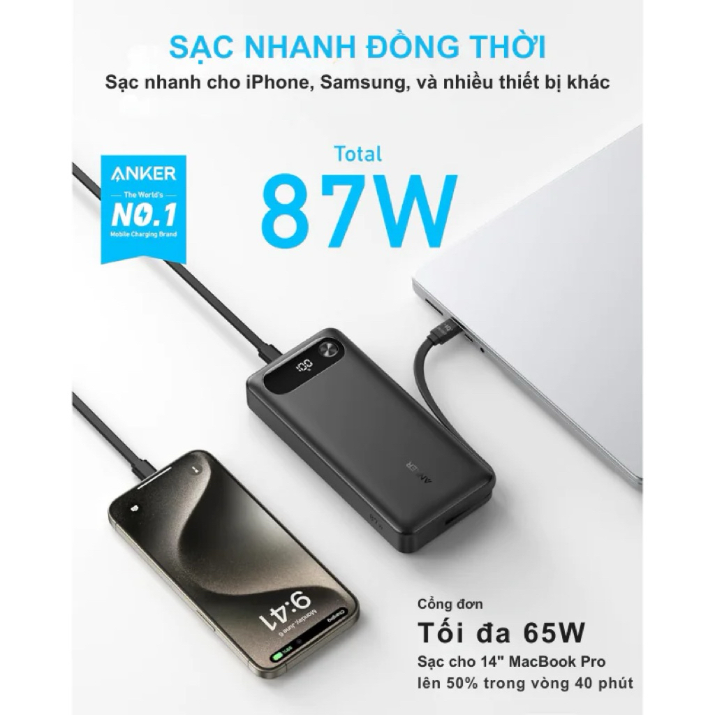 Anker A1383 – Pin dự phòng Anker dung lượng 20000mah | Shopee Việt Nam