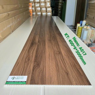 Tấm Ốp Tường NANO Lam sóng  Nhựa PVC Giả gỗ ( Có 2 kích Thước Chiều Dài 95cm ,1m45 ) Chiều Rộng 40cm