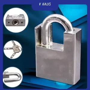 VHAUS Ổ KHÓA CHỐNG MƯA, CHỐNG TRỘM, CHỐNG CẮT,THÉP NGUYÊN KHỐI