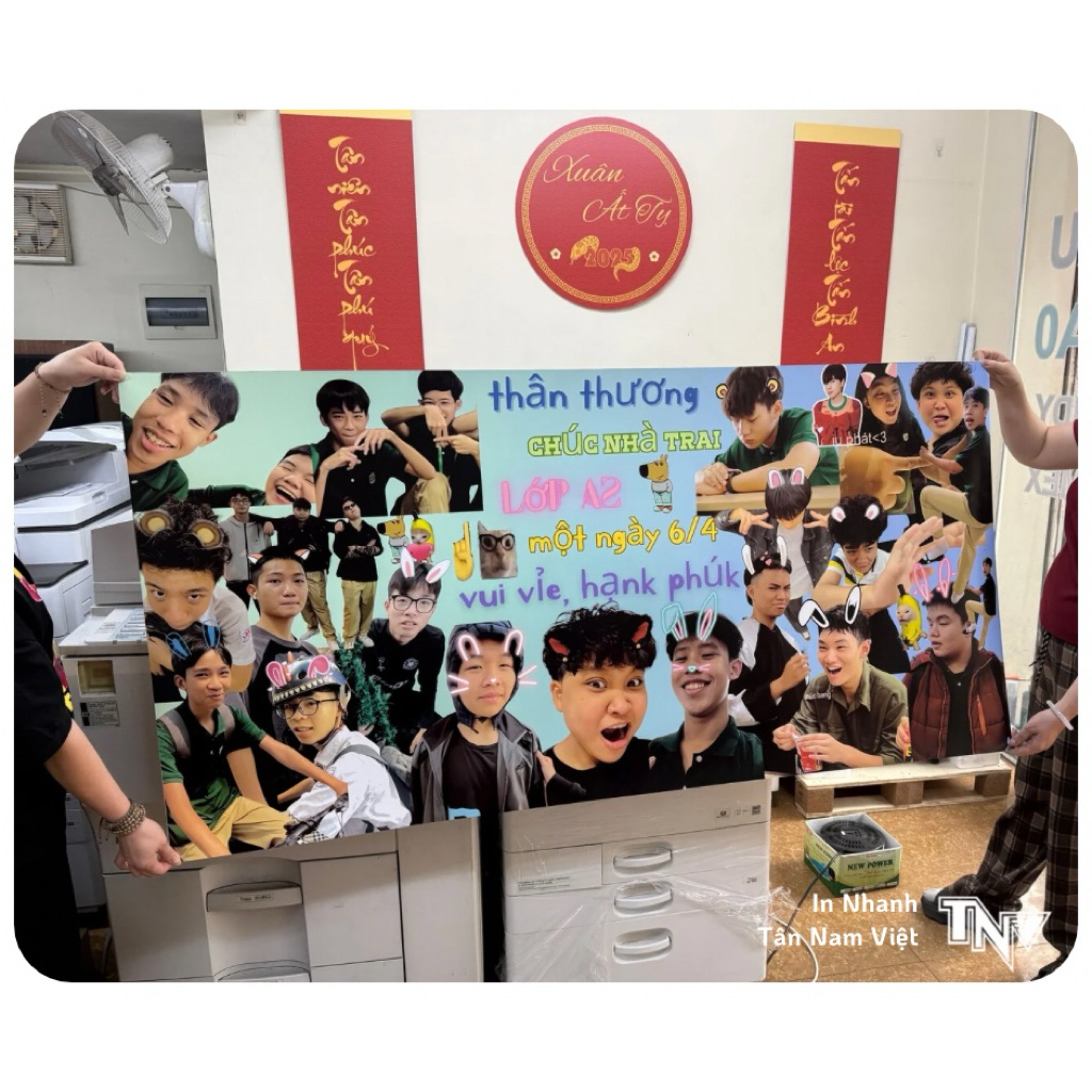 BANNER tốt nghiệp in theo yêu cầu FREE THIẾT KẾ, KHÁCH CẦN GẤP NHẮN SHOP - In Nhanh Tân Nam Việt