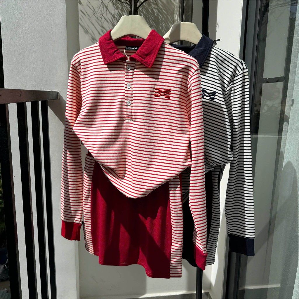 Set Chân Váy Sọc Ngang Hot Trend Local Brand Chất 100% Cotton Mềm Mịn Thoáng Mát.