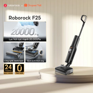 Roborock F25 máy hút bụi lau nhà cầm tay không dây | Tự động giặt sấy giẻ | Lực hút 20.000Pa