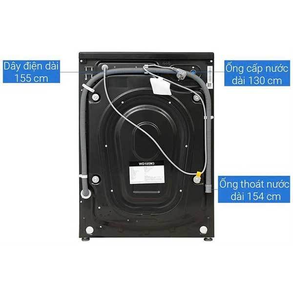 Máy Giặt Sấy Cửa Trước Hisense Inverter 10.5 kg/7kg WD105M3 - Giặt AI | Diệt Khuẩn - BH 3 Năm - Miễn Phí Giao Hàng