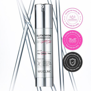 Tinh Chất Dưỡng Sáng Và Cải Thiện Nếp Nhăn Maxclinic Glutathione Ampoule Shot Daily/ 3 Days 50ml