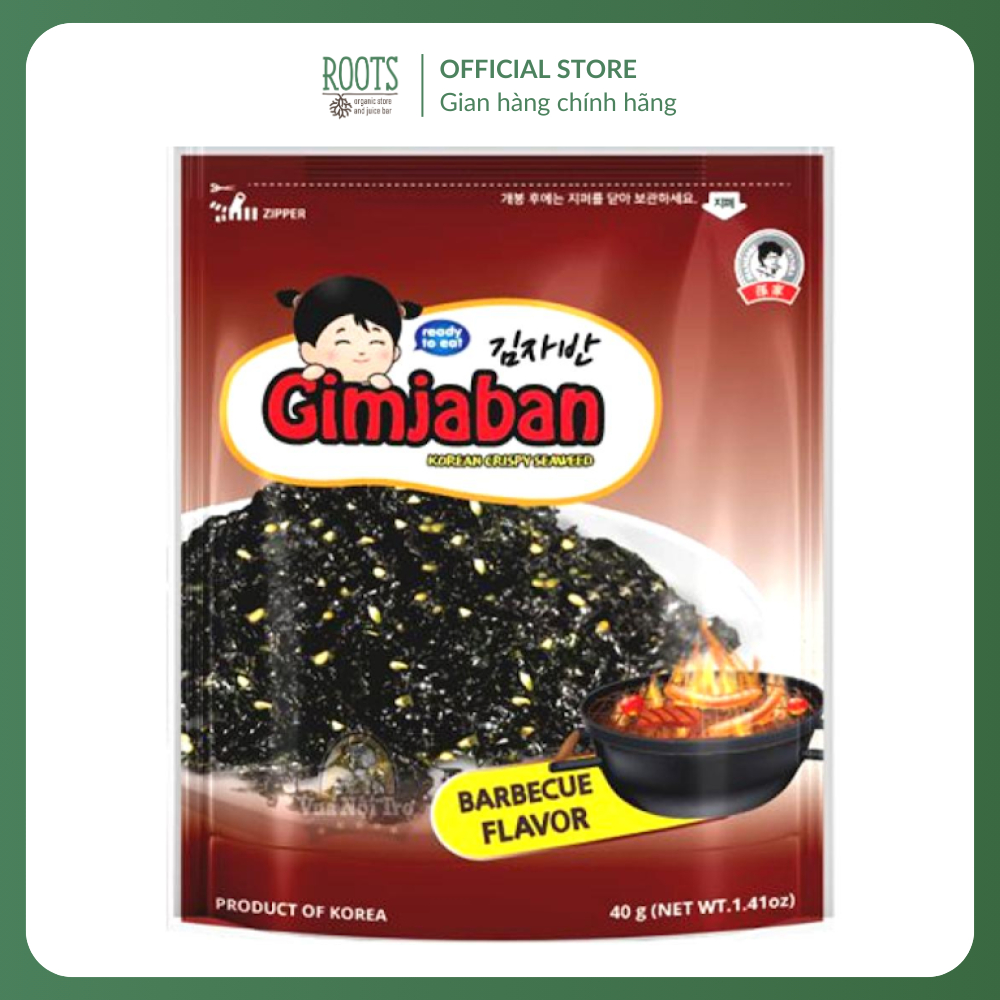 (Ship hỏa tốc) GIMJABAN - Rong Biển Trộn Cơm Vị BBQ, Korean Crispy ...