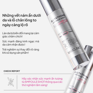 Tinh Chất Dưỡng Sáng Và Cải Thiện Nếp Nhăn Maxclinic Glutathione Ampoule Shot Daily/ 3 Days 50ml