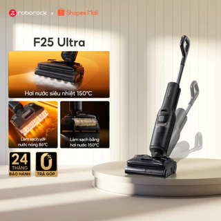 Roborock F25 Ultra máy hút bụi lau nhà hơi nước nóng | Lực hút 22000pa | Bảo hành 24 tháng