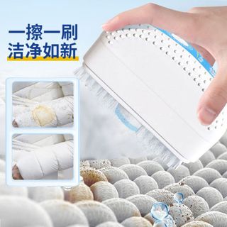 Homee.cok Bàn Chải Giặt Áo Phao Có Hộp Xà Phòng Tạo Bọt – Vệ Sinh Áo Lông Vũ, Áo Khoác, Giày Dép