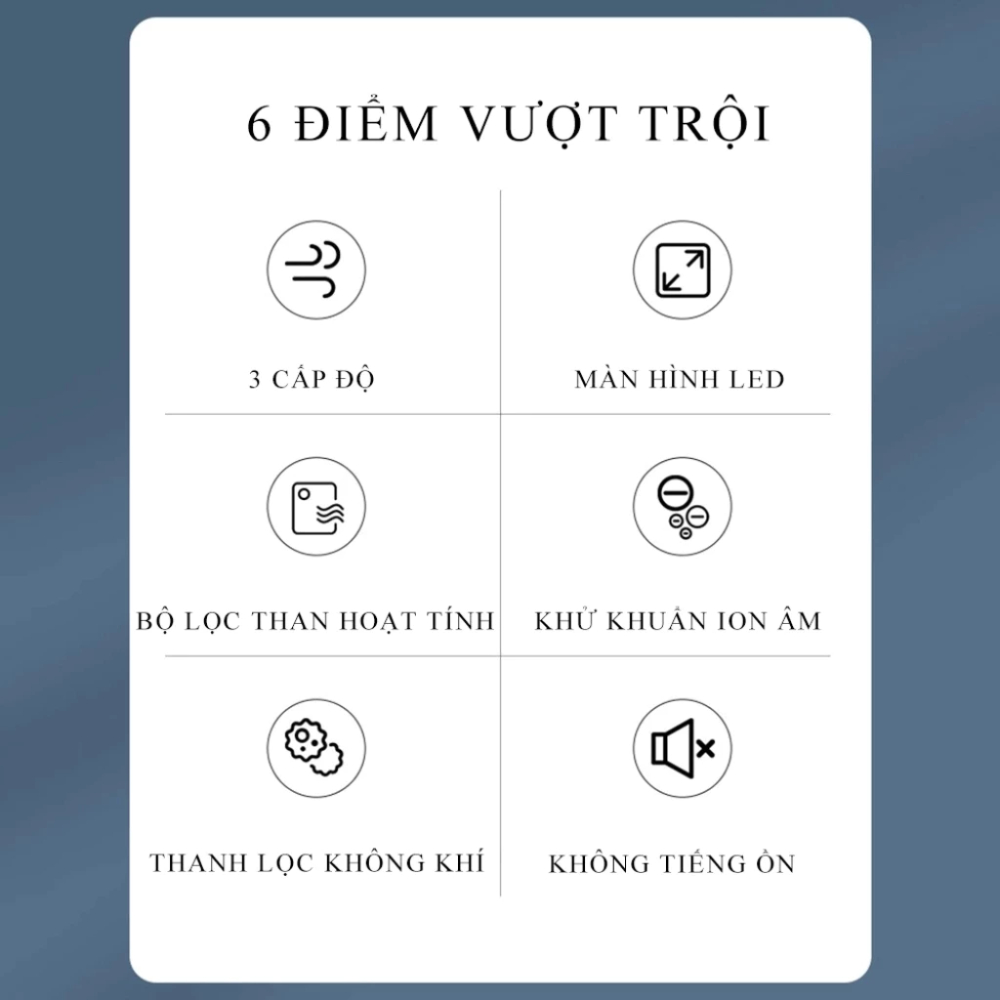 Máy Lọc Không Khí Diệt Khuẩn Air Purifier AP01 Thế Hệ Mới Lõi Lọc 4 Lớp Lọc Bụi Mịn