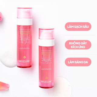 Dầu Rửa Mặt Tạo Bọt Làm Sáng Da Maxclinic Rose Vitamin Brightening Oil Foam Cleaser 110g/ 310g