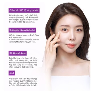 Bộ Đôi Kem Dưỡng Melatonin Cho Da Lão Hóa Maxclinic Time Return Melatonin Eye Cream 20g và Melatonin 5% Cream 50g