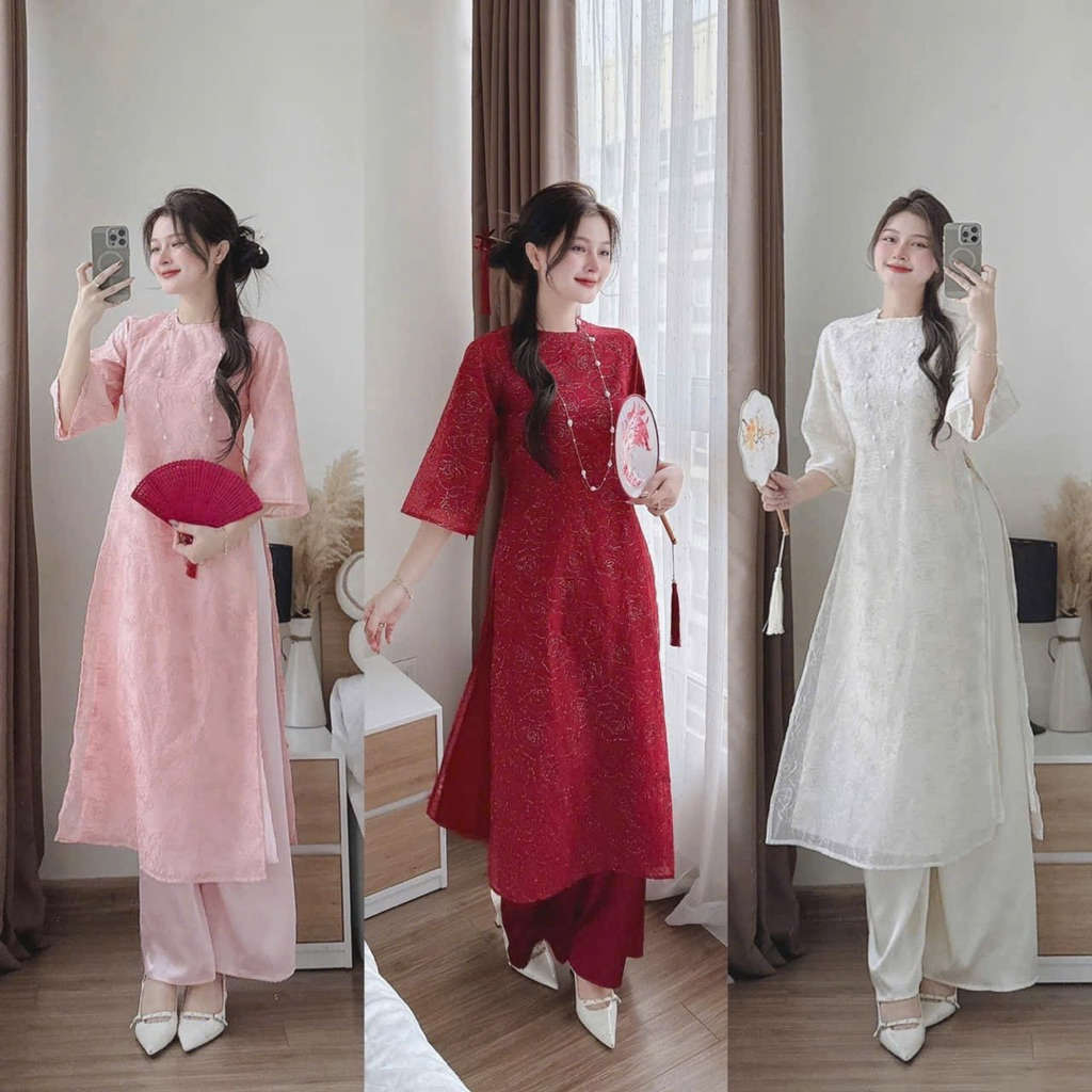 Cách Phối Áo Dài Tết Đẹp