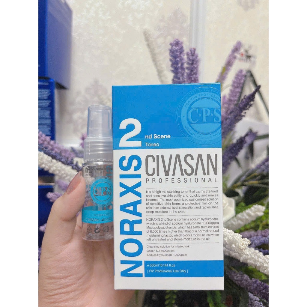 Toner Civasan Noraxis 2nd Scence| Toner dịu nhẹ và lành tính, cho da mỏng yếu, cấp nước
